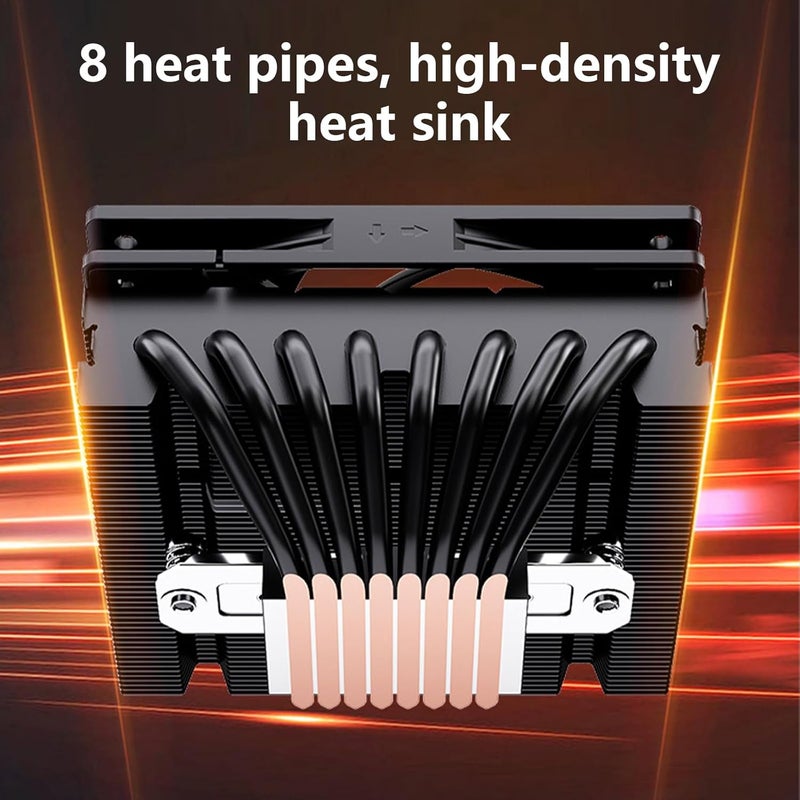 UT75 8 Heat Pipe CPU Cooler Down Press UT12015 FDB Fan Efficient Heat Dissipation Efficient Efficient Heat Dissipation - Image 5