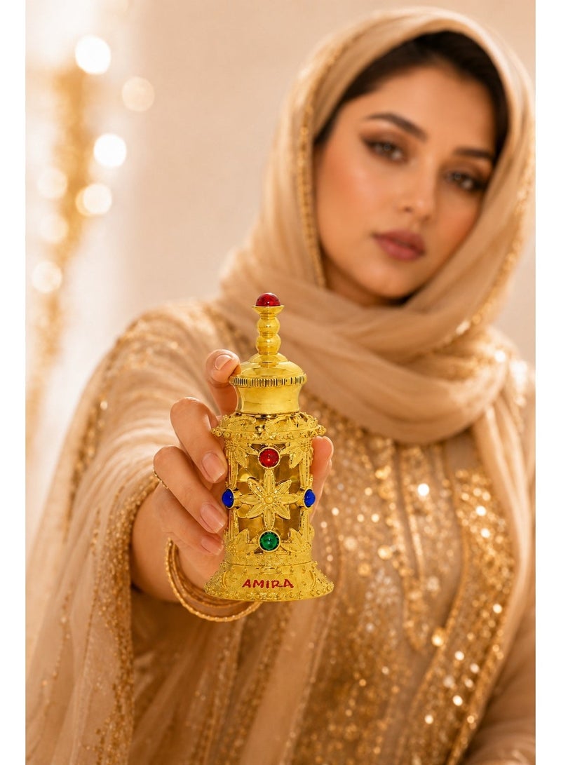 Al Haramain Amira Gold 12ml Concentrated Perfume Oil for Women - Image 3