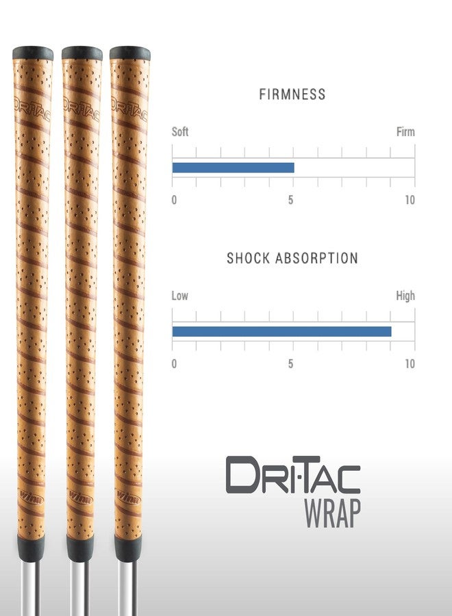 وين مقابض جولف نحاسية من نوع Winn DriTac Wrap Oversize (+1/8") - Image 4