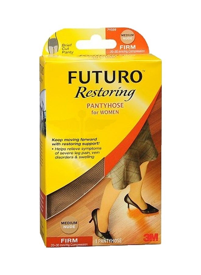 FUTURO Restoring Pantyhose For Women, Nude, M