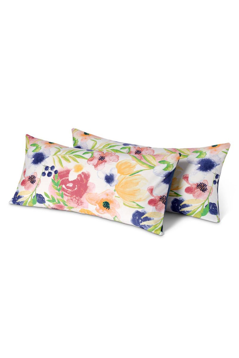 Tchibo 2 Pieces Renforce Pillowcase 80 x 40 cm, Navy Combo  - Image 1