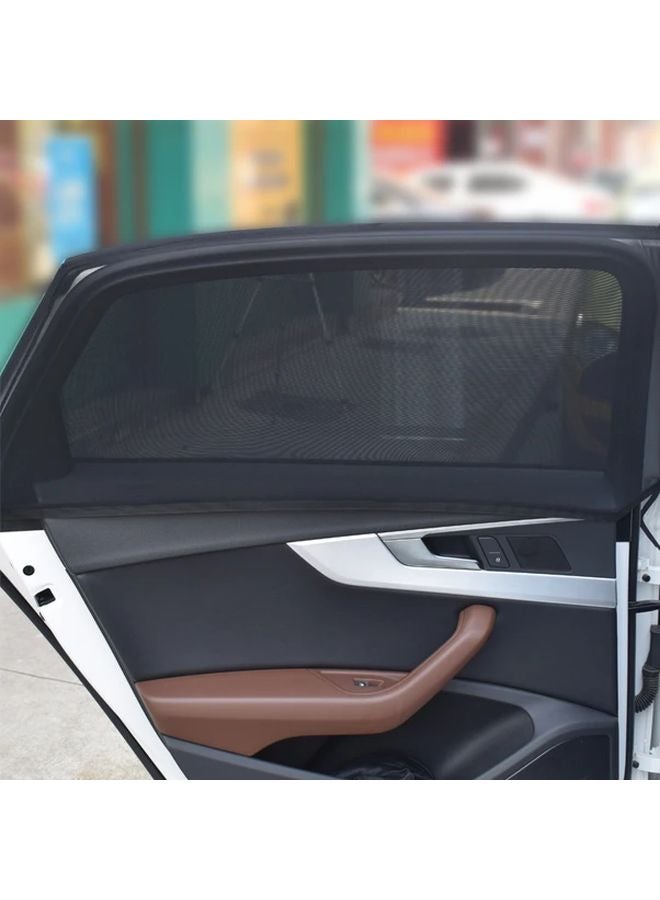 4Pcs Car Window Screens Front and Rear Sunshade for Sun Protection and Camping - Image 5