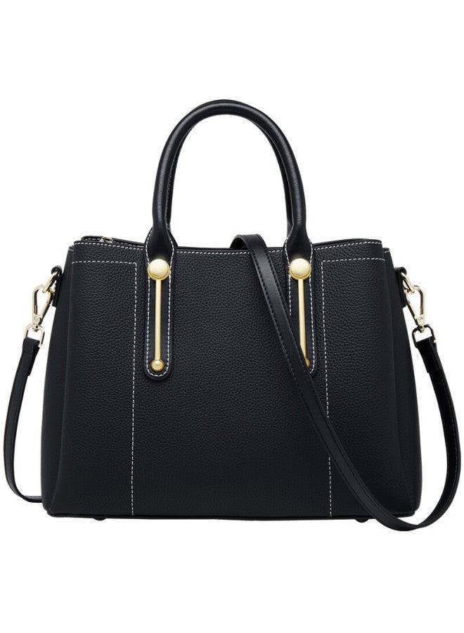 ZOOLER Zhuer Women's Handbag , Cowhide Tote Bag, Fashionable Commuter Bag, Ladies' Bag, Mom Bag, Qixi Gift For Wife - Image 5