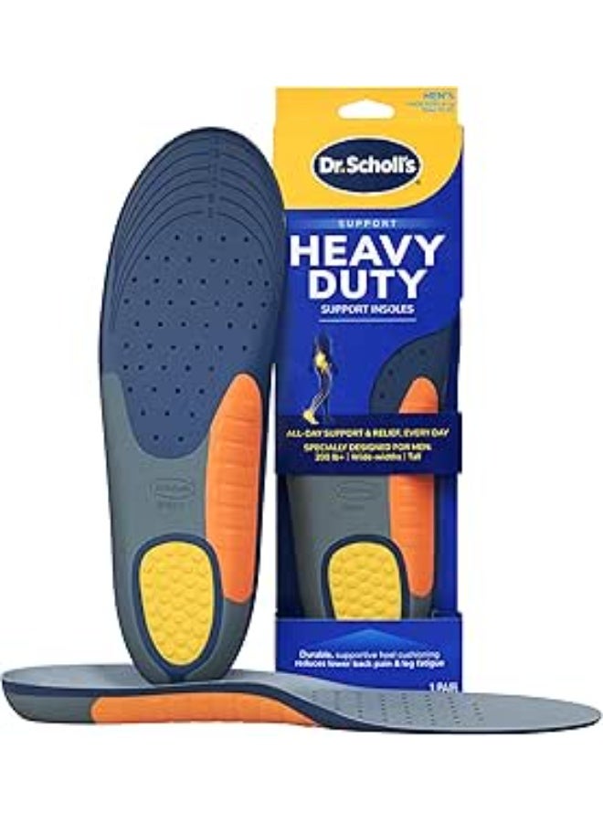 general Dr.Scholl's Heavy Duty Support Insoles Men's 1Pair