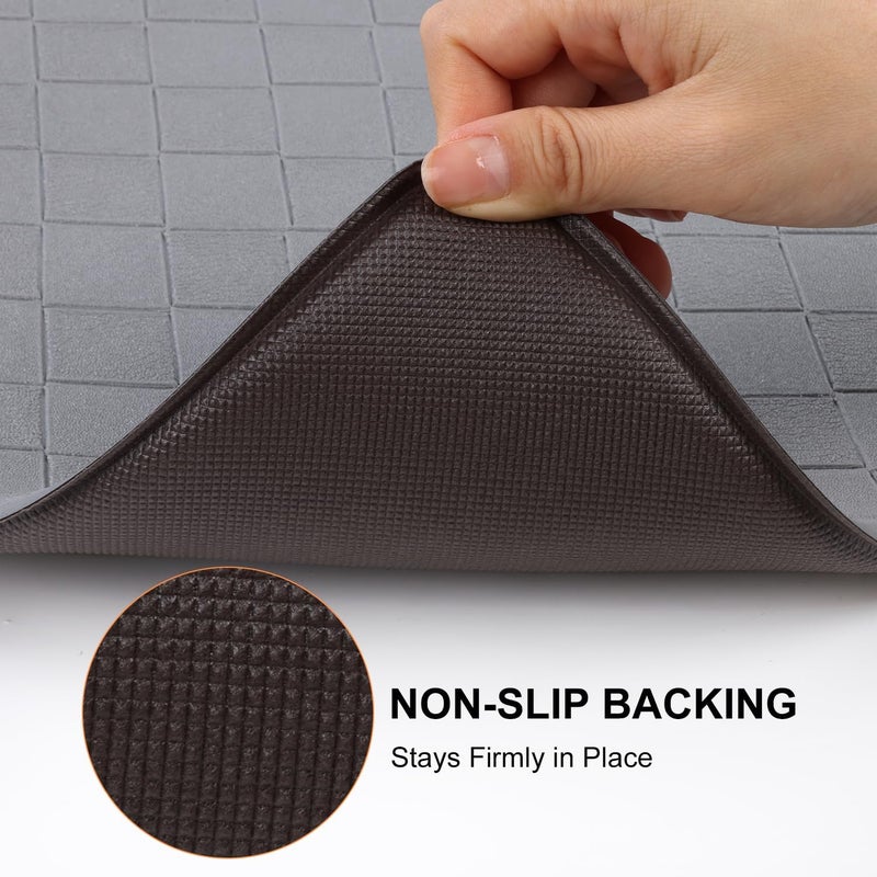 HEBE Anti Fatigue Kitchen Mats for Floor 3 Piece Set Non Slip Waterproof Comfort Standing Mat Runner for Home Office, Sink, Laundry - Image 4