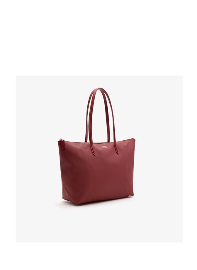 LACOSTE Lacoste Womens L.12.12 Concept Zip Tote Bag Shoulder Handbag  - Image 5