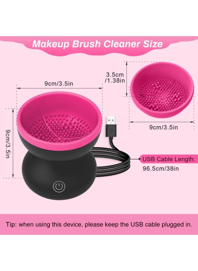 Automatic Makeup Brush Cleaner – Deep Cleaning in Just 1 Minute | Compact Electric Brush Washer - Image 2