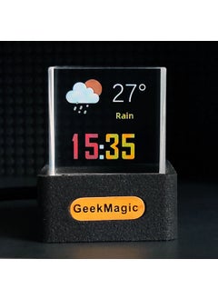 GeekMagic trendy mini transparent WiFi weather clock creative gift desktop decoration display White - pzsku/Z9730F83408FFFBE95064Z/45/_/1730314221/e4291ec7-0d2f-4daa-a7e5-8413ff415155