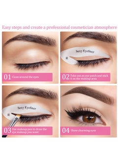 SYOSI 24 Pieces Eyeliner Eyeshadow Template  - Image 5