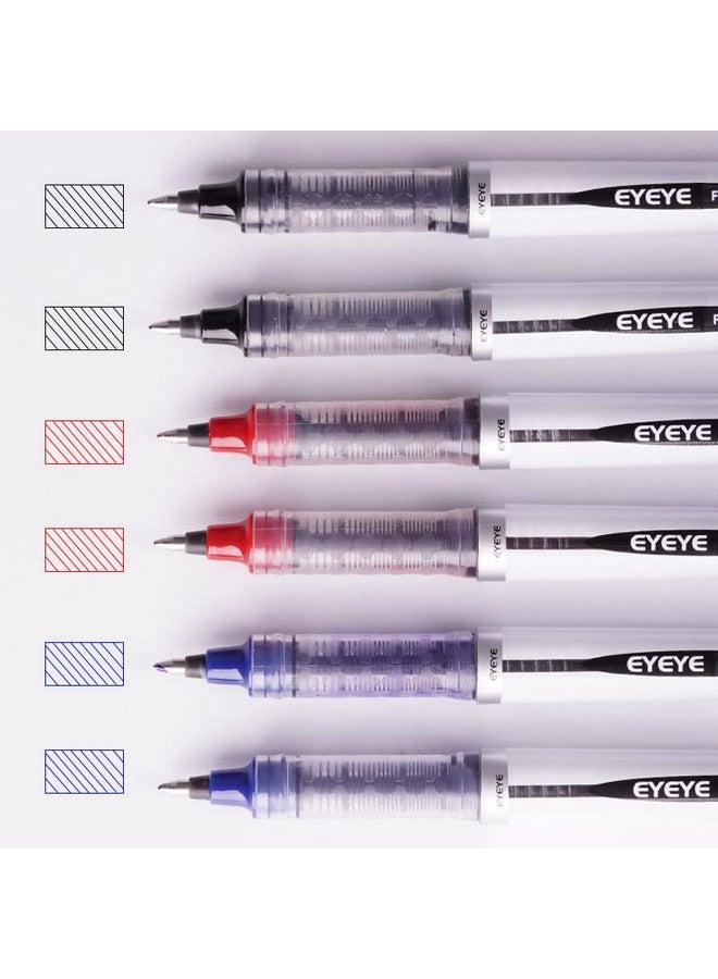 EYEYE Ultra Fluency Rollerball Pens, Fine Point Pens, 0.7Mm Medium Point Liqiud Ink Pens, Smooth Writing Gel Ink Pens Quick Dry, Office School Supplies (Assorted)  - Image 3