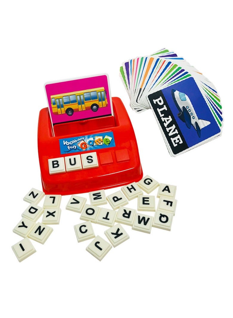 Loquat Toddler Game Toy Set,30-Piece Word Cards Matching Letter Game Toy Set great with Early childhood education and learning for Toddlers Kids Boys Girls Ages 3+  - Image 3