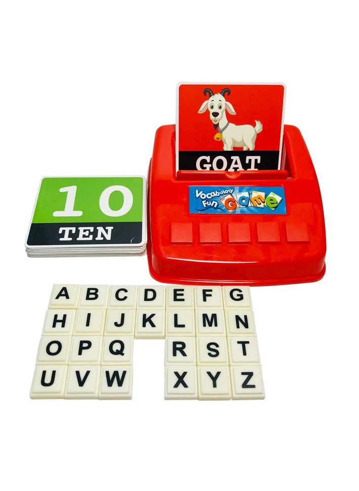 Loquat Toddler Game Toy Set,30-Piece Word Cards Matching Letter Game Toy Set great with Early childhood education and learning for Toddlers Kids Boys Girls Ages 3+  - Image 5