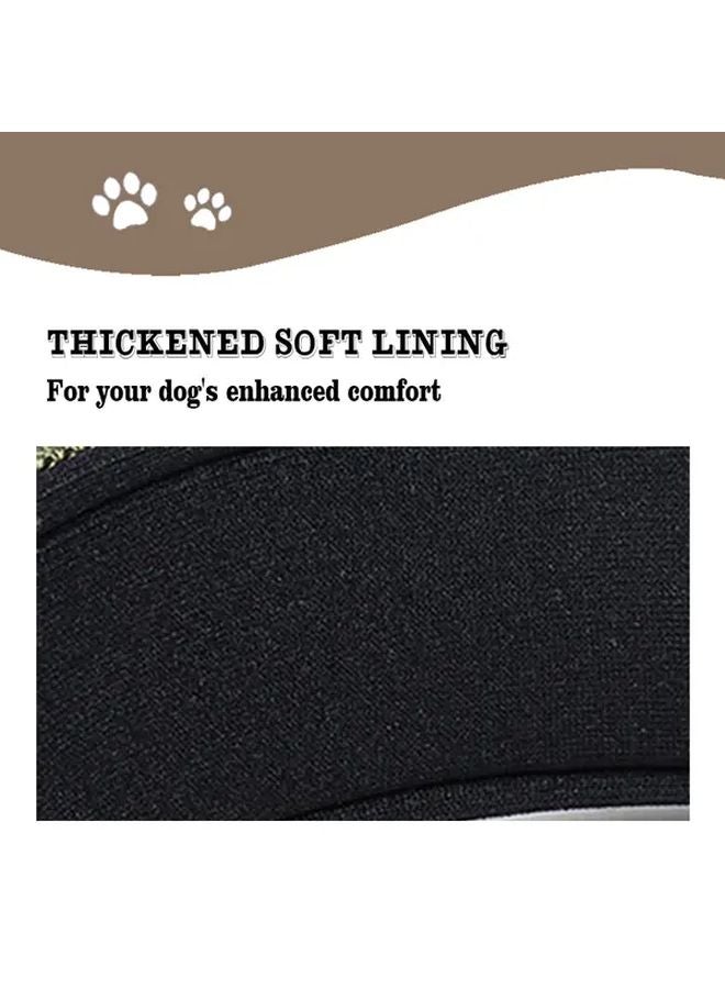 مجموعة أطواق وأحبال كلاب تكتيكية خضراء متينة، حبل قابل للتعديل للكلاب الكبيرة والمتوسطة - Image 5