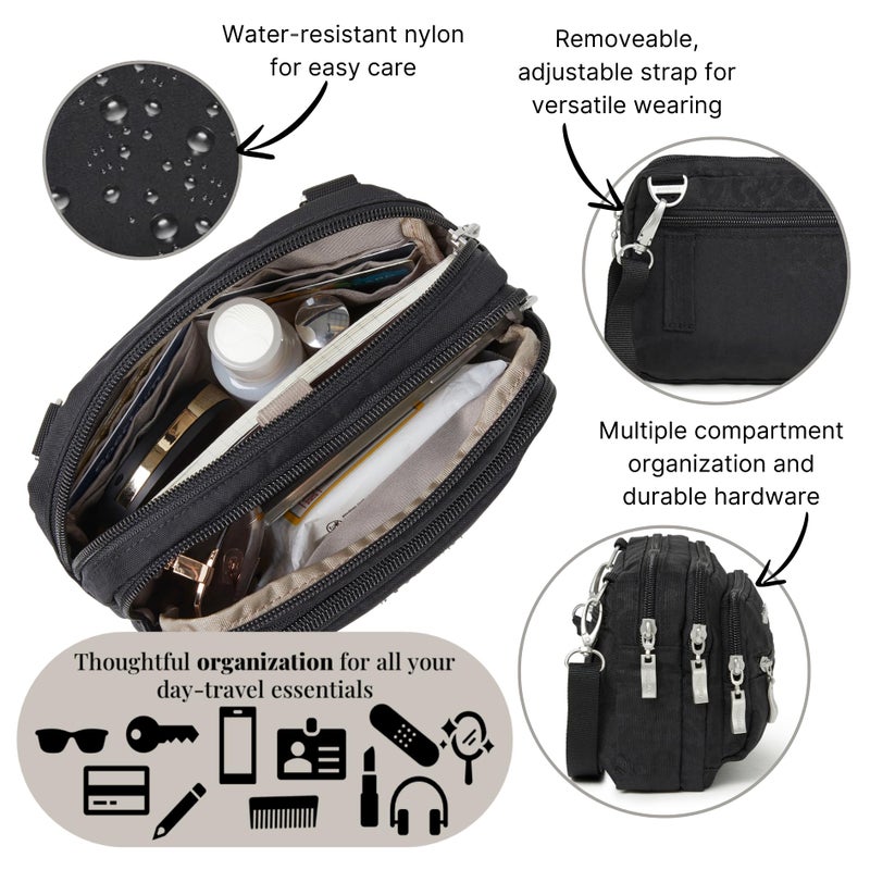 Baggallini Triple Zip Bagg - Image 4