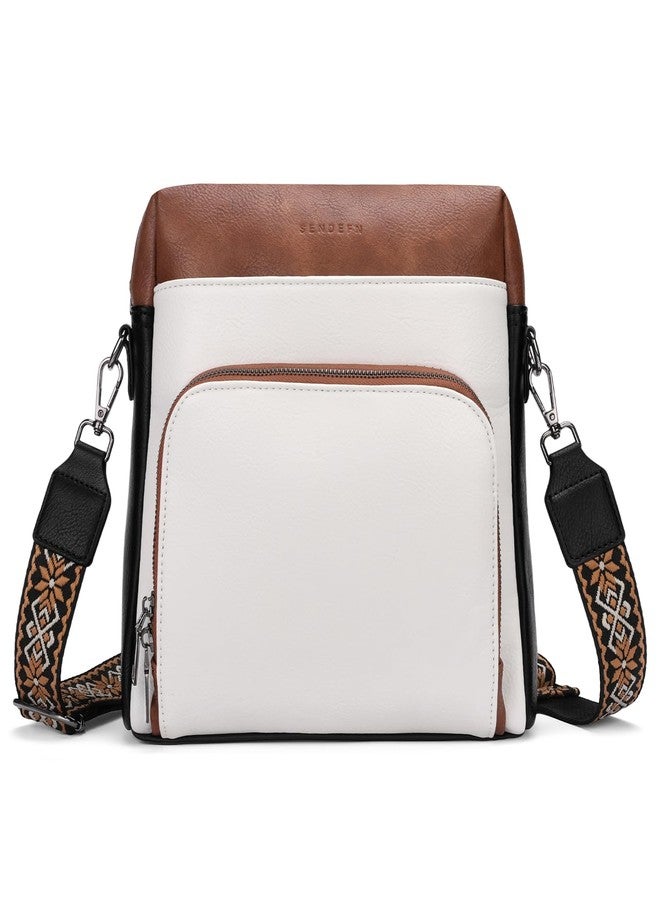 SENDEFN Crossbody Purse for Women Vegan Leather Shoulder Handbags Crossbody Bags with Adjustable Shoulder Strap - Image 1