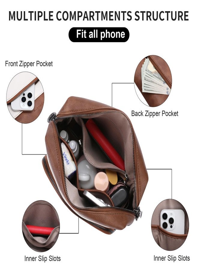 SENDEFN Crossbody Purse for Women Vegan Leather Shoulder Handbags Crossbody Bags with Adjustable Shoulder Strap - Image 3