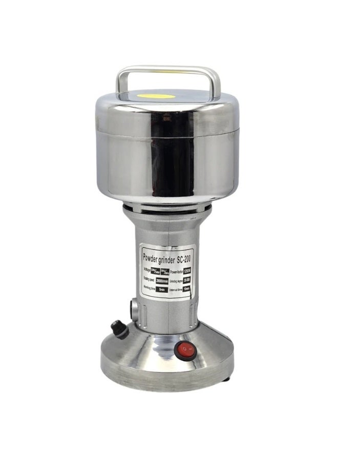 مطحنة حبوب كهربائية عالية السرعة - مطحنة توابل احترافية بقوة 1200 واط، مطحنة من الفولاذ المقاوم للصدأ الغذائي للأعشاب والقهوة والحبوب - Image 5