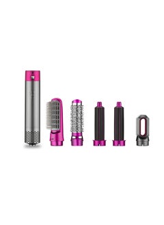 DIGI CORE 5 in 1 Hot Air Comb Adjustable Heat Hair Dryer Hot Air Brush Styler And Volumizer Hair Straightener Curler Comb Negative Ion One Step Hair Dryer Brush  - Image 1