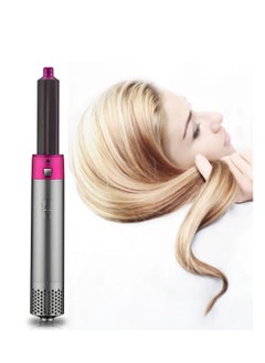 DIGI CORE 5 in 1 Hot Air Comb Adjustable Heat Hair Dryer Hot Air Brush Styler And Volumizer Hair Straightener Curler Comb Negative Ion One Step Hair Dryer Brush  - Image 2