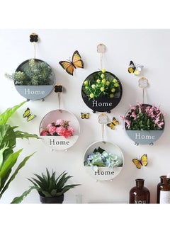 Y&D Decorative Wall Hooks, SYOSI Bathroom Towel Hanger, Vanity Dresser Drawer Knobs, Kitchen Cabinet Pulls, Gold Hooks for Hanging Bags and Keys 8Pcs Four-Leaf Clover Shape ( Black Turquoise)  - Image 5