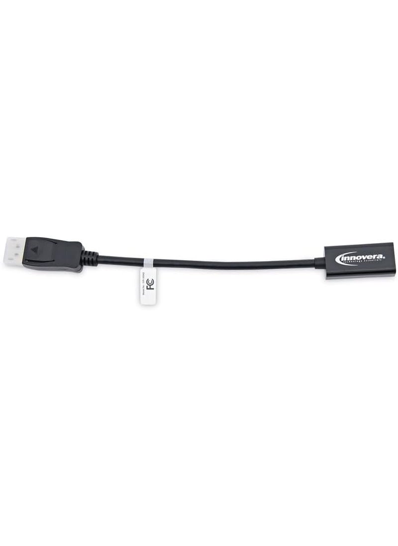 Innovera Innovera IVR30042 065 ft DisplayPortHDMI Adapter  Black  - Image 1