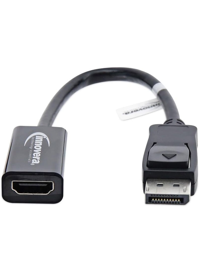 Innovera Innovera IVR30042 065 ft DisplayPortHDMI Adapter  Black  - Image 2