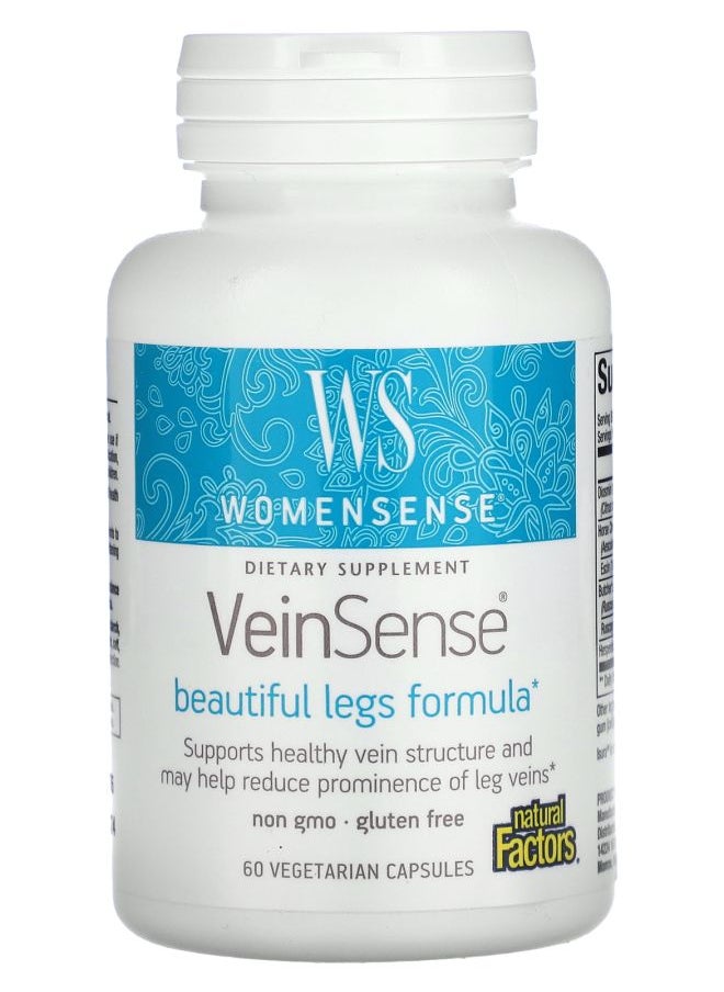 natural Factors WomenSense VeinSense 60 Vegetarian Capsules 