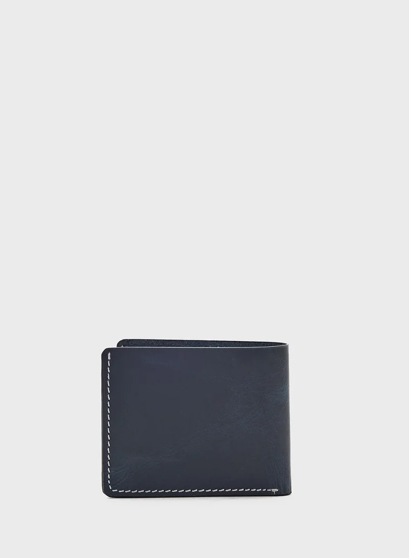 Robert Wood Genuine Leather Bi-Fold Wallet