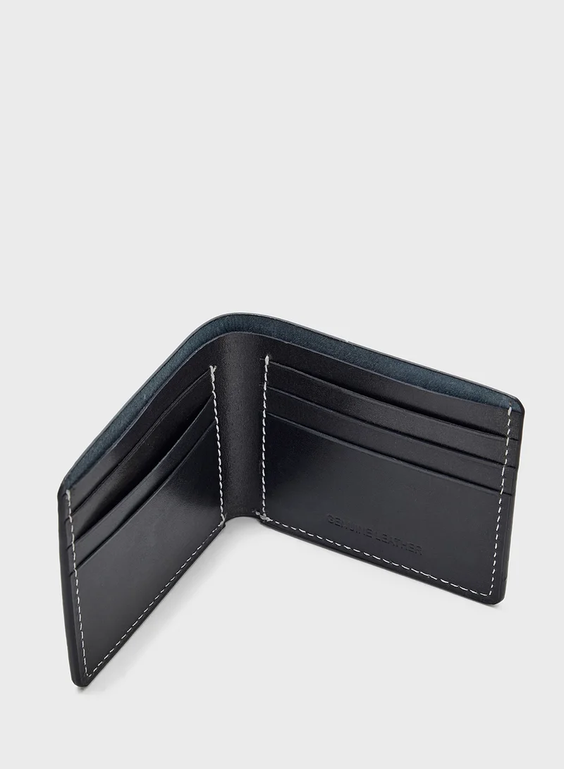 Robert Wood Genuine Leather Bi-Fold Wallet