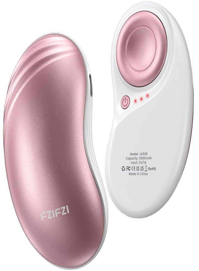 FZIFZI Hand Warmers, Pink Hand Warmers Rechargeable with Stress Relief Design, 2 Pack 6000mAh Magnetic Handwarmers Reusable Pocket Heater for Hunting, Hiking, Camping, Golf, Women, Men, Gifts - Image 1