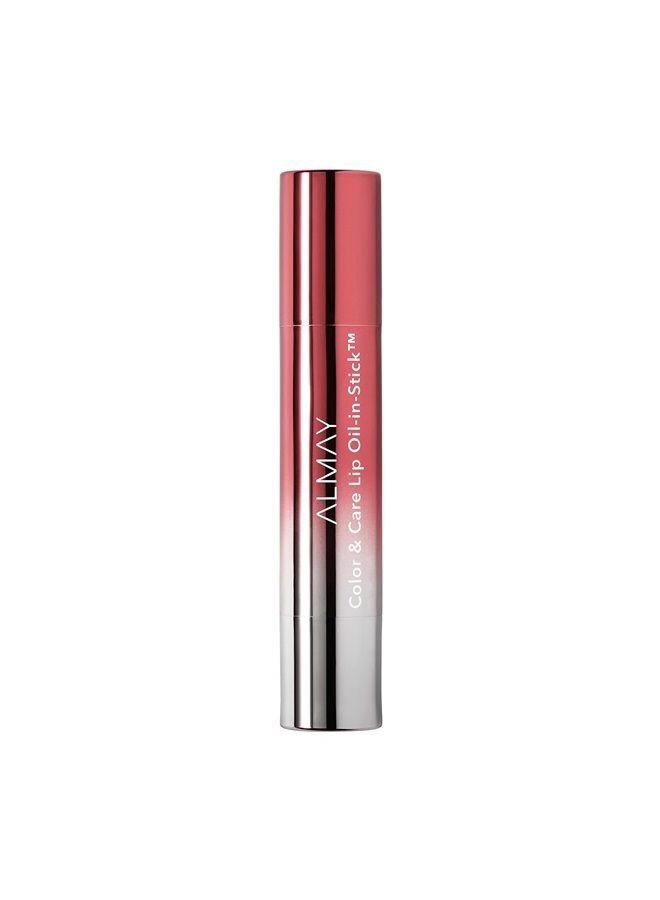 Almay Color & Care Lip Oil In Stick, Rosy Glaze 120, 0.09 Oz - Image 1