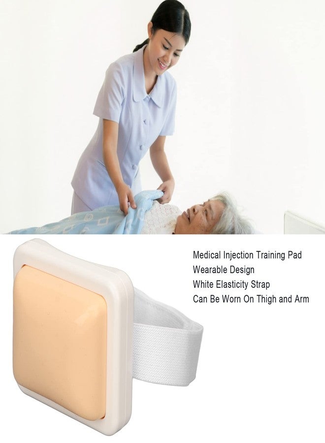 Brrnoo Injection Training Pad, Simulation Intramuscular Injection Practice Pad, Wearable with Elastic Band Model for Nursing Student Training, Practice and Education - Image 2