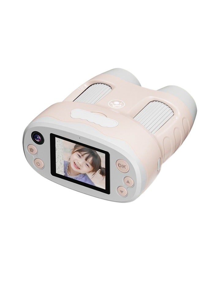 Generic Microscope Camera Toy, Children Video Recording Camera, Compact And Portable Pocket Microscope, Lightweight Digital Microscope Camera For Children, (1pc, Pink)  - Image 1