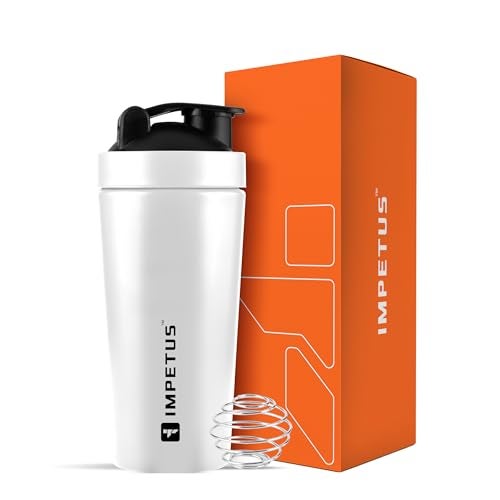IMPETUS Stainless Steel Protein Shaker for Gym 750ml, Sipper Bottle, Workout Accessories for Men - Image 1