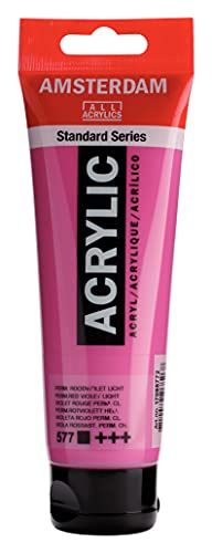 Amsterdam Standard Series Acrylic Tube 120ml Permanent Red Violet Light 577 (17095772) - Image 1