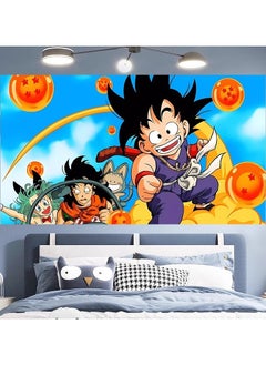 KUYING Dragon Ball Anime Bedhead Bedroom Background Fabric Wall 
