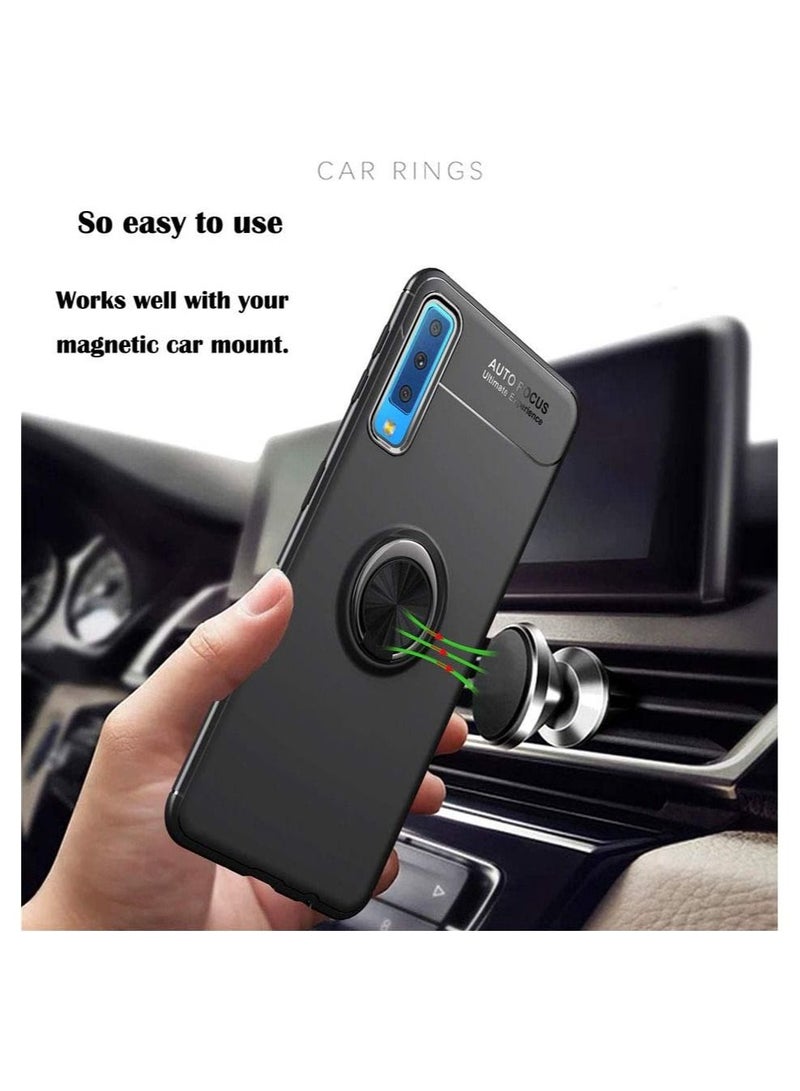 فينسوك المغناطيسي غطاء السيارة الخاصة مع عصابة تحديد حالة سامسونج غالاكسي A70 الأزرق - Image 3