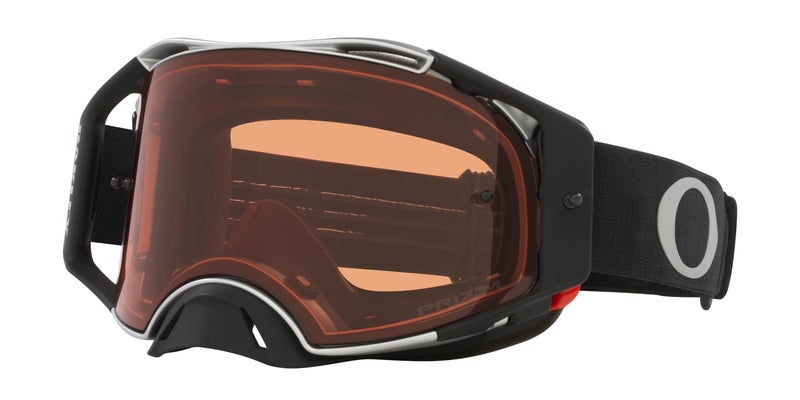 OAKLEY نظارات أوكلي إيربريك MX، كتل صلبة سوداء رمادية مع برونز بريزم - Image 5