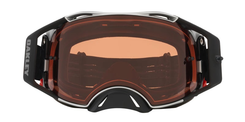 OAKLEY نظارات أوكلي إيربريك MX، كتل صلبة سوداء رمادية مع برونز بريزم - Image 3