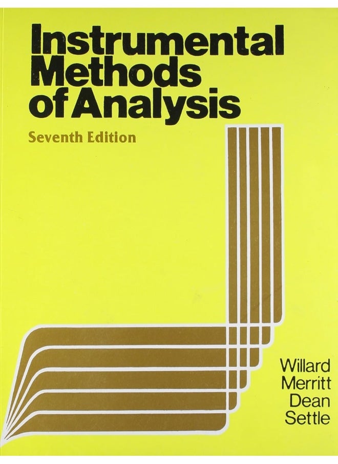 Instrumental Methods of Analysis 