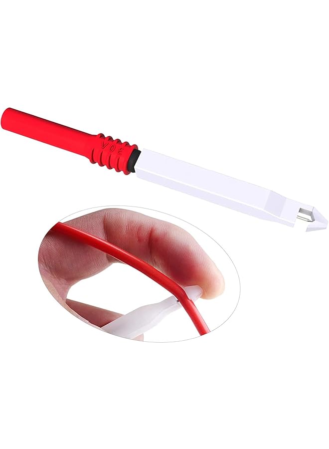 SYOSI Circuit Testers, Banana To Banana Plug Test Leads Kit, With Alligator Clips Insulation Wire, For Multimeter Automotive Diagnostic Testing, 4Mm - Image 4