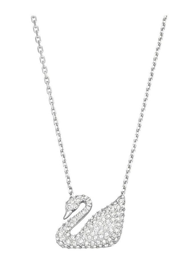 Swan White Iconic Swan Pendant for Women - Elegant Jewelry Piece - Image 1