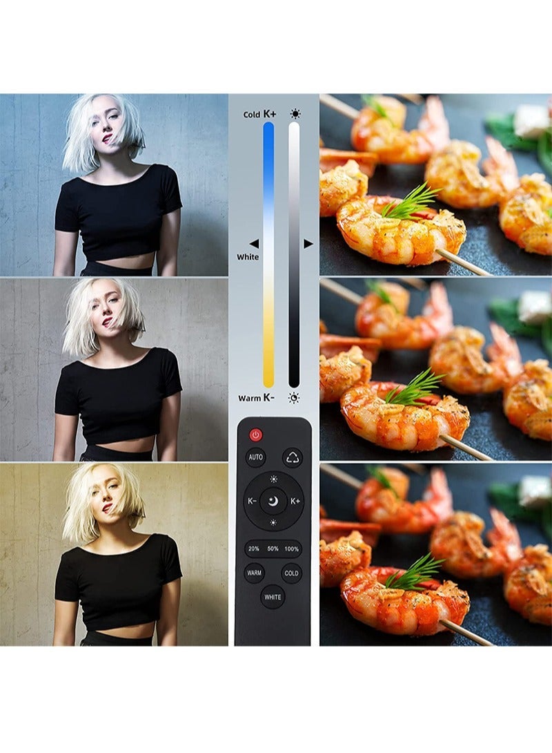 غرانفين طقم إضاءة صندوق إضاءة للتصوير الفوتوغرافي، 200 واط 3000 كلفن - 6500 كلفن لمبات درجة الحرارة 3 ألوان مع جهاز تحكم عن بعد، 1 * صندوق إضاءة 70 × 70 سم، 1 * حامل ثلاثي القوائم، 1 * حقيبة حمل لالتقاط صور المنتج - Image 4