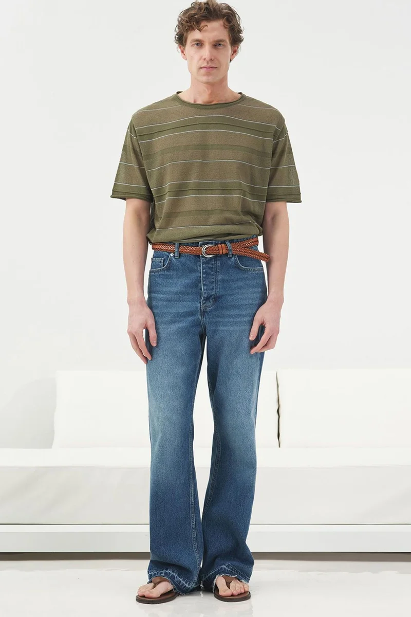 Giesto Khaki Green GIESTO Men's T-Shirt for Men | Best Price UAE