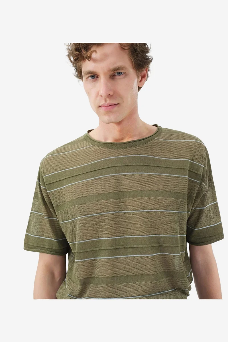 Giesto Khaki Green GIESTO Men's T-Shirt for Men | Best Price UAE