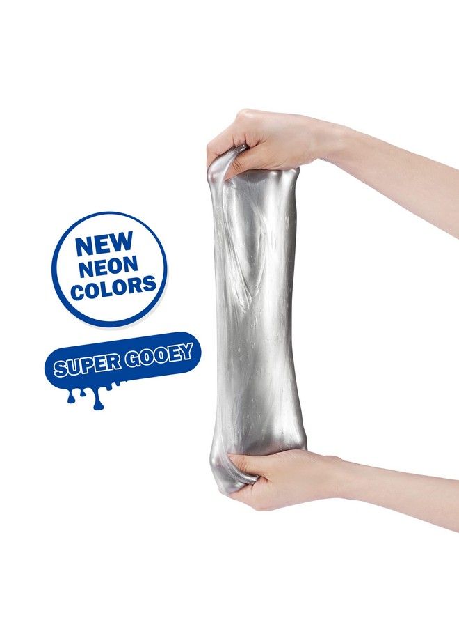 ZURU Oosh Oosh Slime Medium Foilbag 500G (4 Pack) By Zuru Gooey Slime And Epic Stretchy Slime For Girls And Kids (Rainbow Pink Purple Silver) - Image 5