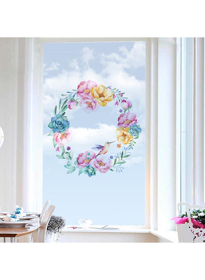 الأزرق جي دبليو 45*58 سم زجاج نصف شفاف بلاستاتيكي - Image 1