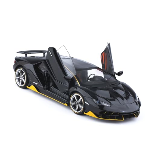 FRJV Toy Cars 118 Diecast Cars LP770 Metal Sports Car Model Car KitsCarros De Coleccion for Adults and KidsPull Back Cars with Lights and SoundsBig Toy Cars for Boys Age 47Black - Image 1