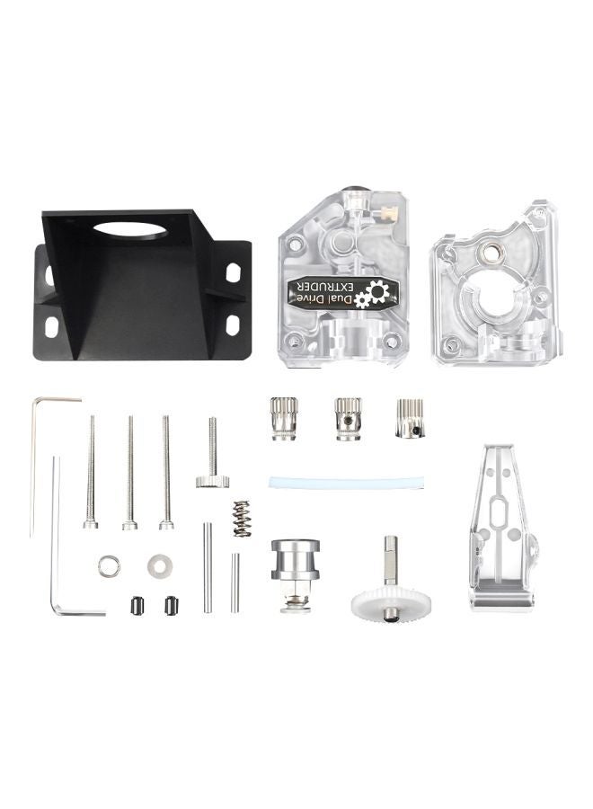 NIBEMINENT 9-Piece BMG Extruder Set For CR10/MK8 3D Printer Transparent/Black/Red  - Image 1