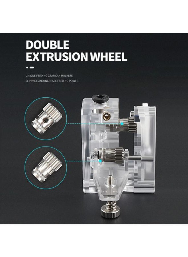 NIBEMINENT 9-Piece BMG Extruder Set For CR10/MK8 3D Printer Transparent/Black/Red  - Image 5